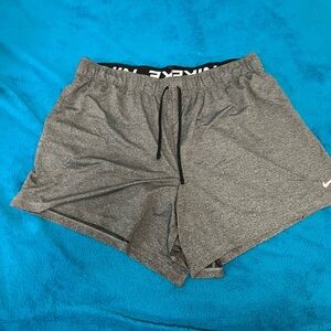 Nike Women's Gray Athletic Shorts size xxl